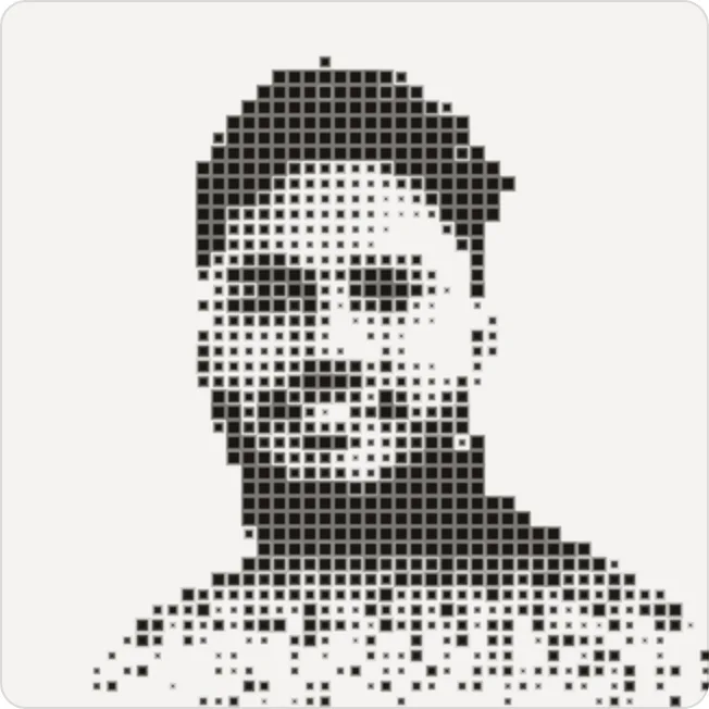 Pixel-art portrait of Masuder Rahaman